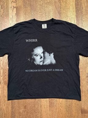 Whirr Shoegaze No Dream is Ever Just a Dream Comfort Colors Crop T Shirt Mens XL